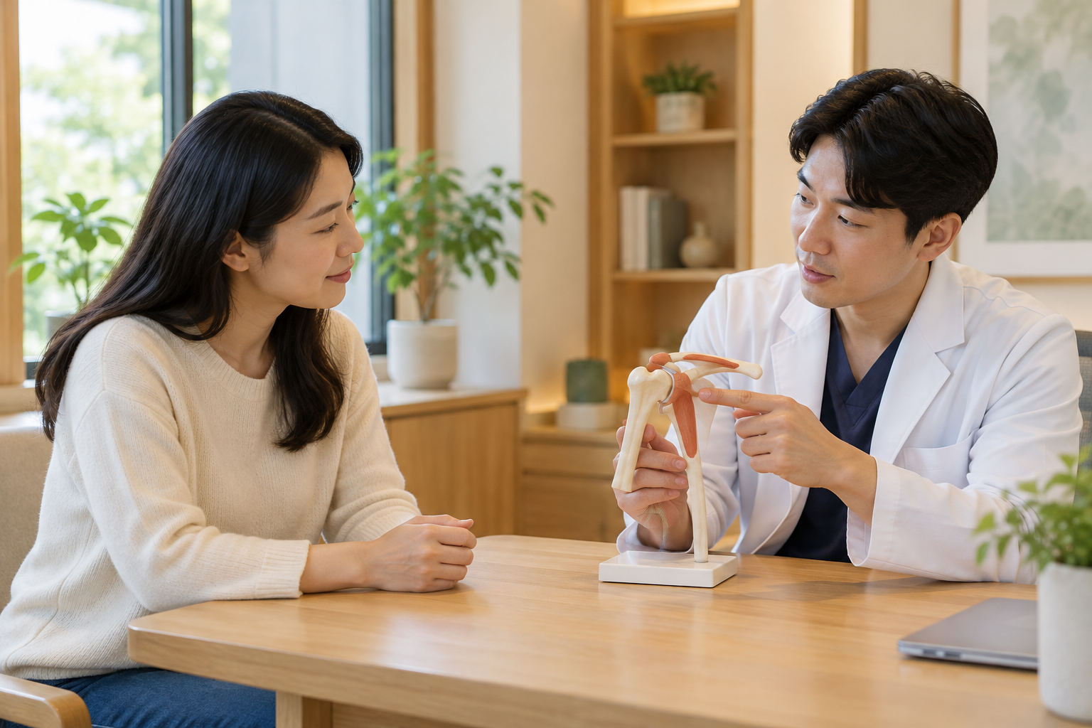 광명 어깨통증 한의원 — 어깨 상담에 관한 AI 설명용 이미지